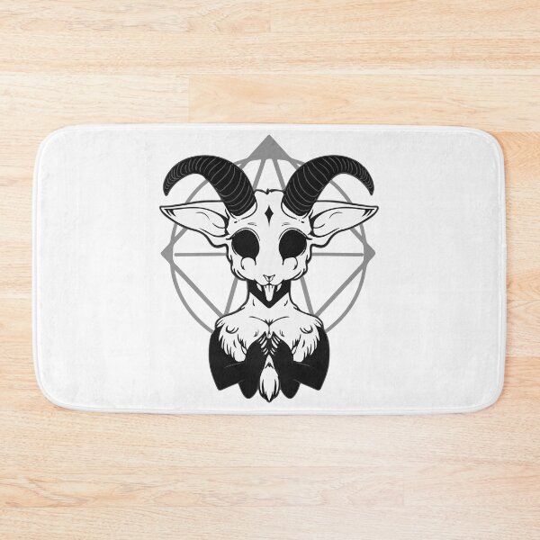 Item preview, Cute Baphomet Black and White designed and sold by Spell-Craft.