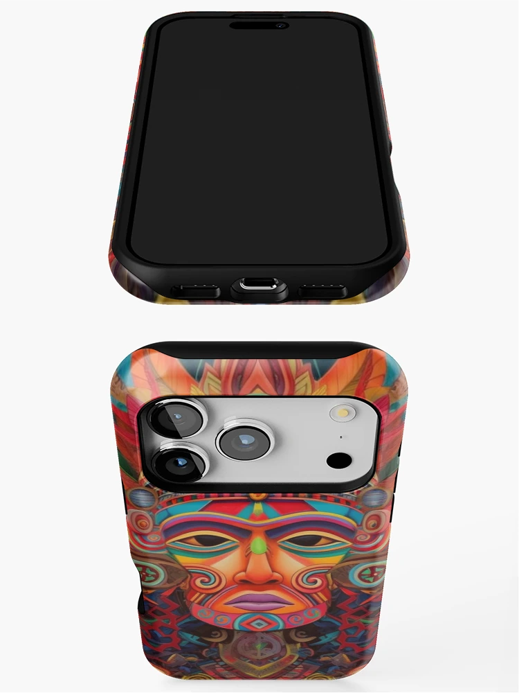 Thumbnail 3 of 4, iPhone Case, Abstract Aztec Patterns designed and sold by Desfix.