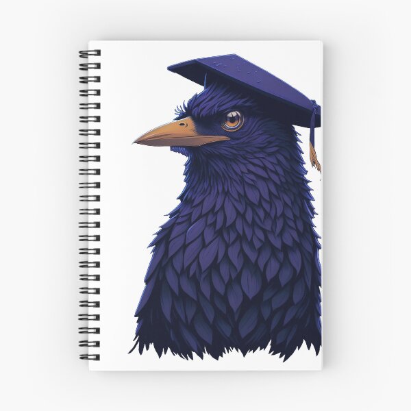 Item preview, Cute Raven Wearing Graduation Hat designed and sold by madalhazared.
