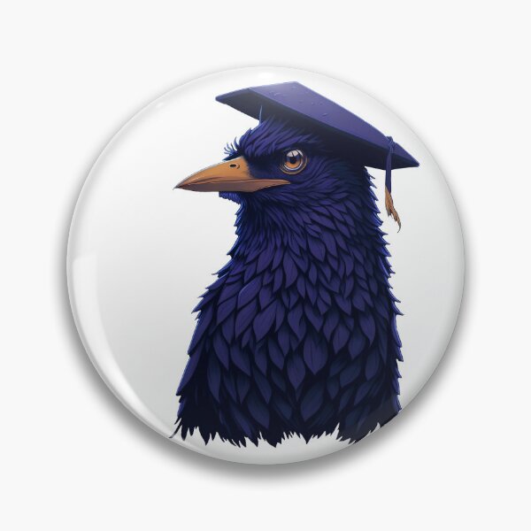 Item preview, Cute Raven Wearing Graduation Hat designed and sold by madalhazared.