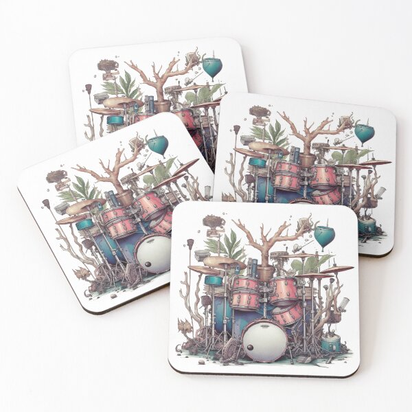Item preview, Drum Kit Artwork designed and sold by xplorecolour.