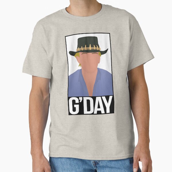 Item preview, Crocodile Dundee - g'day designed and sold by dylanmorgan.