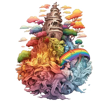 Artwork thumbnail, Pride Tree by Propps