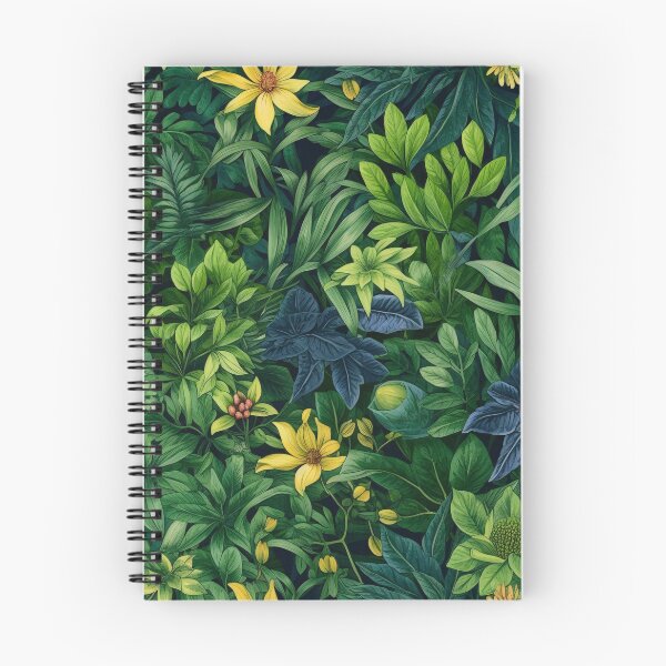 Artikelvorschau, Beauty of a summer garden: painting pattern of fresh green leaves entworfen und verkauft von SeamlessGuru.