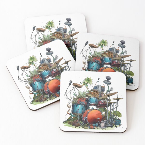 Item preview, Drum Kit Artwork designed and sold by xplorecolour.
