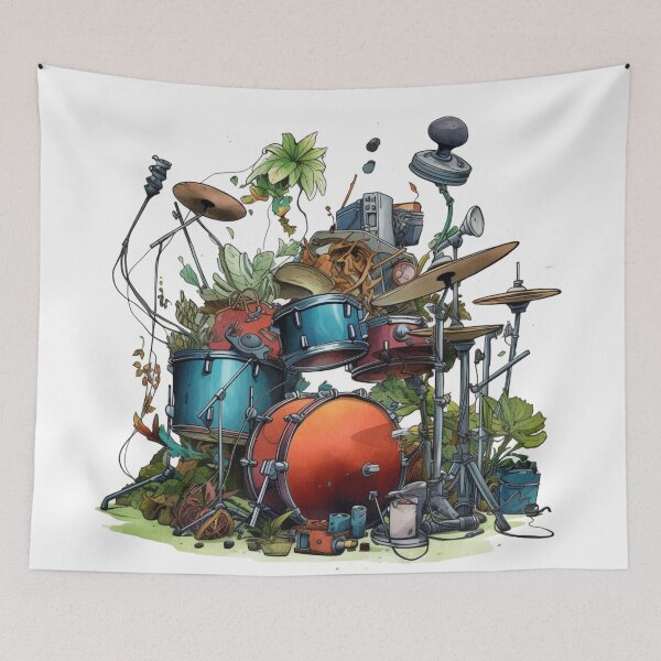Item preview, Drum Kit Artwork designed and sold by xplorecolour.
