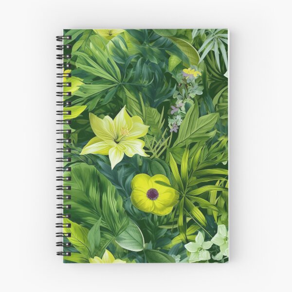Artikelvorschau, Beauty of a summer garden: painting pattern of fresh green leaves entworfen und verkauft von SeamlessGuru.