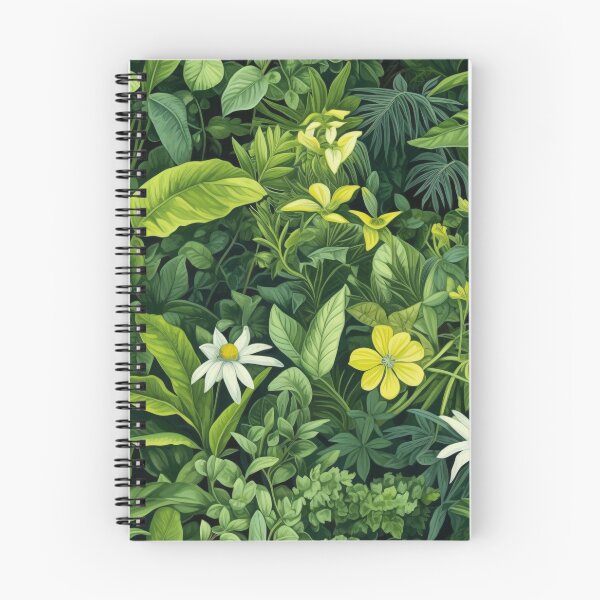 Artikelvorschau, Beauty of a summer garden: painting pattern of fresh green leaves entworfen und verkauft von SeamlessGuru.
