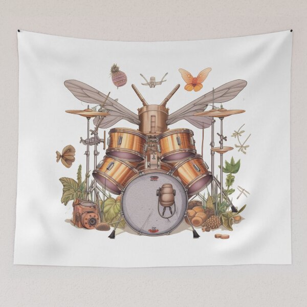 Item preview, Drum Kit Artwork designed and sold by xplorecolour.