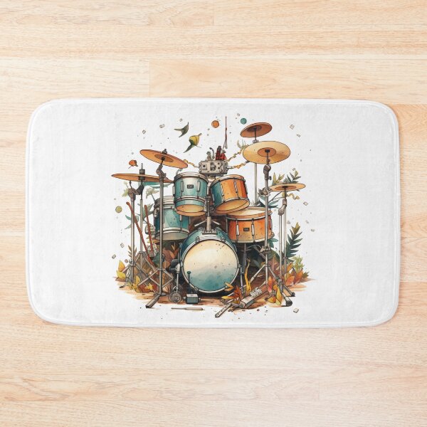 Item preview, Drum Kit Artwork designed and sold by xplorecolour.