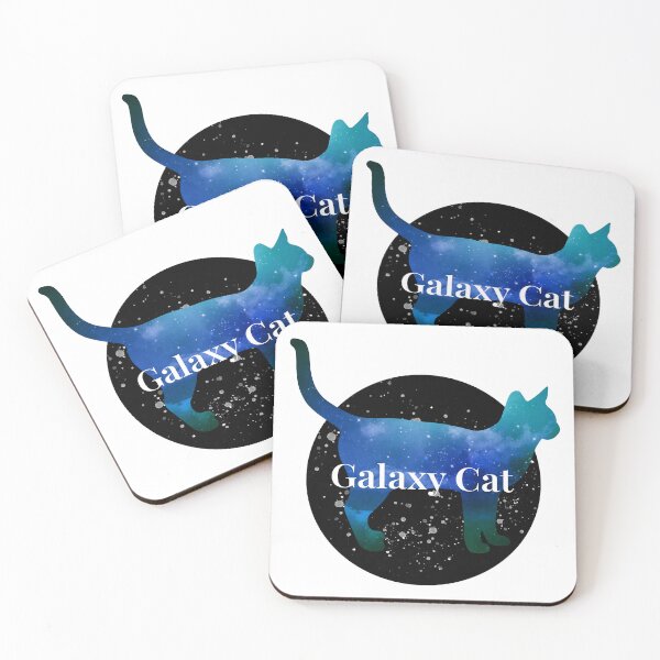 Item preview, Galaxt Cat Blue Green designed and sold by tsbbstudio.