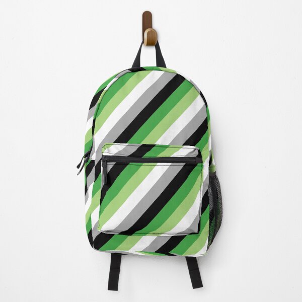 Item preview, Diagonally Striped Aromantic Pride Flag designed and sold by ontrendshirts.