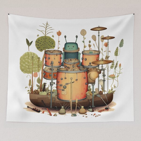 Item preview, Drum Kit Artwork designed and sold by xplorecolour.