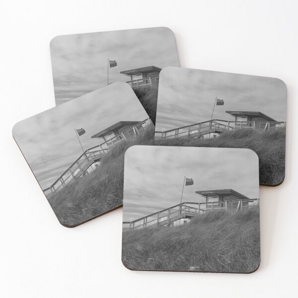 Item preview, Save a soul lifeguard station Rossnowlagh Donegal black and white designed and sold by eddiebarronshop.