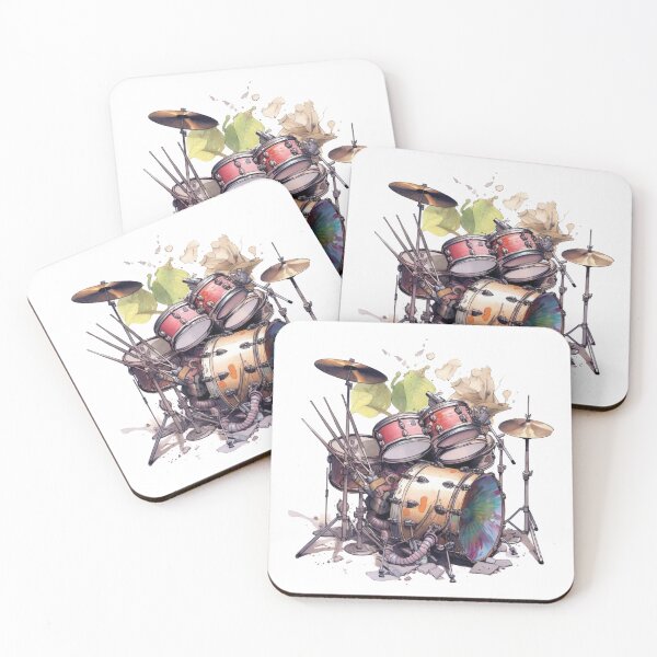 Item preview, Drum Kit Artwork designed and sold by xplorecolour.