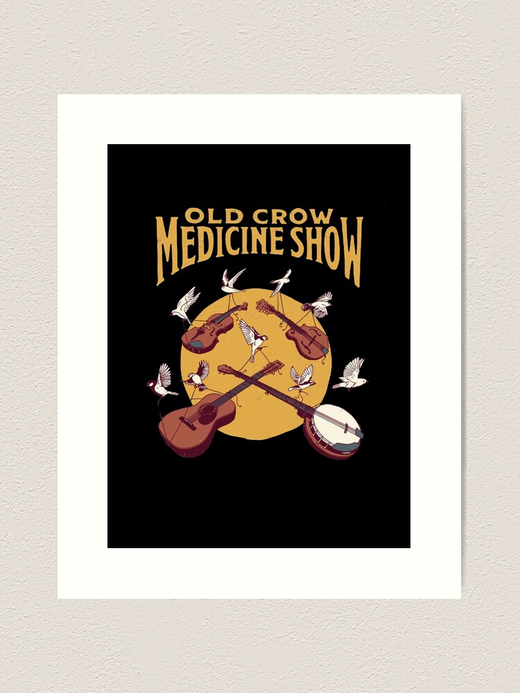 Old Crow Medicine Show Art Art Print for Sale by classicrockart