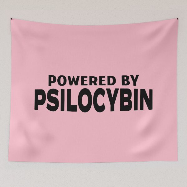 Item preview, Powered by Psilocybin  designed and sold by keilamariadesig.