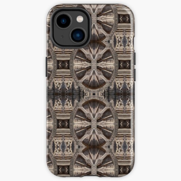 Wheel, chariots, bas-relief, image, Indian wheel iPhone Tough Case
