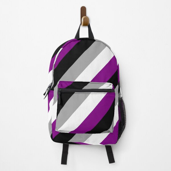 Item preview, Diagonally Striped Asexual Pride Flag designed and sold by ontrendshirts.