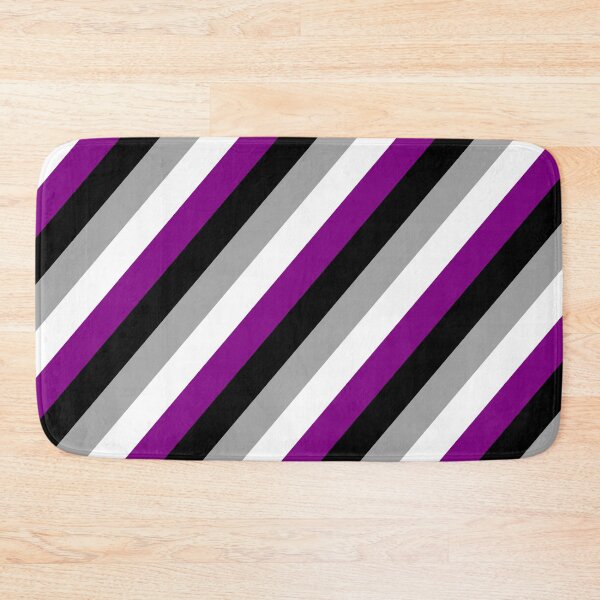 Item preview, Diagonally Striped Asexual Pride Flag designed and sold by ontrendshirts.