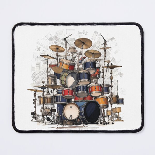 Item preview, Drum Kit Artwork designed and sold by xplorecolour.