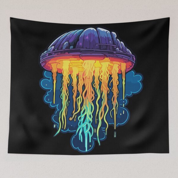 Item preview, Glowing Electric Jellyfish designed and sold by Artwyz.