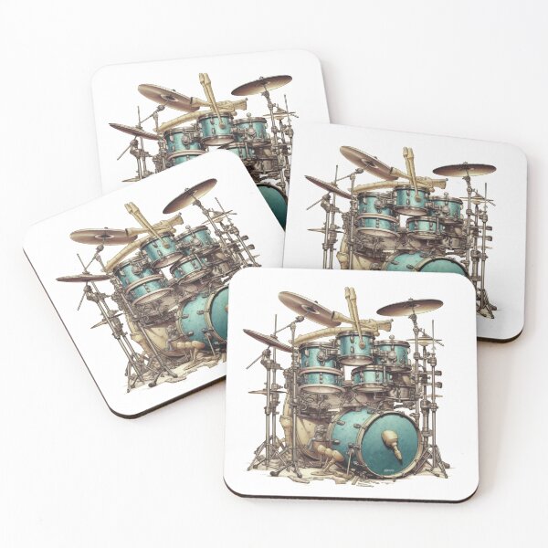 Item preview, Drum Kit Artwork designed and sold by xplorecolour.
