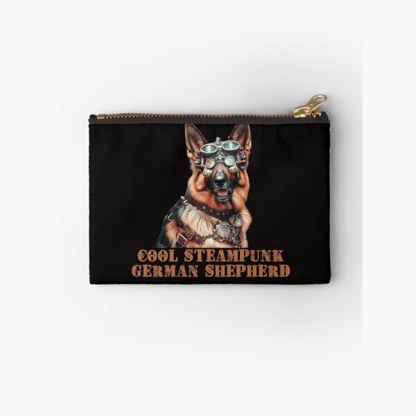 Item preview, Cool Steampunk German Shepherd with glasses designed and sold by TemporaryChaos.