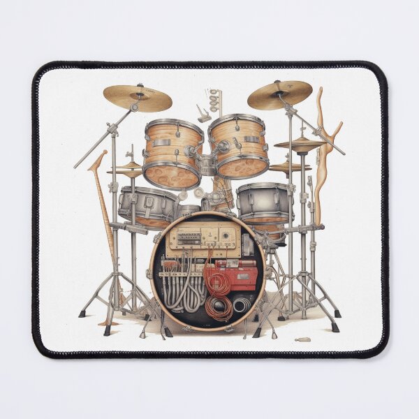 Item preview, Drum Kit Artwork designed and sold by xplorecolour.