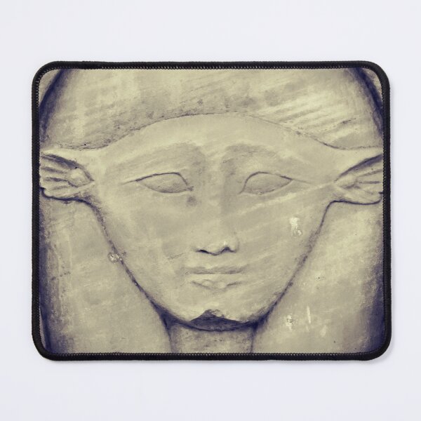 Item preview, goddess Hathor, capital, vintage photo, chromatic, Karnak temple, ancient Egypt photography designed and sold by art-of-egypt.