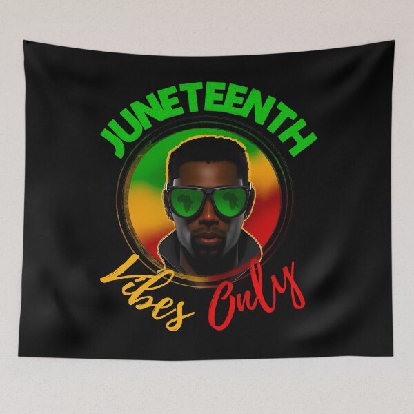 Item preview, Juneteenth vibes only v3, 80s retro, hiphop designed and sold by mwebba2005.