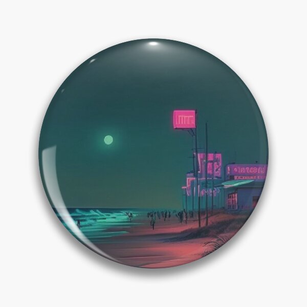 Item preview, Neon lit beach designed and sold by iDezine GD.
