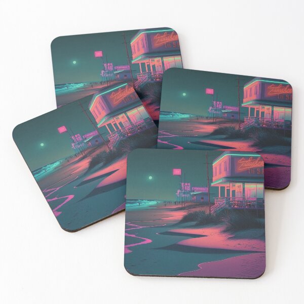 Item preview, Neon lit beach designed and sold by iDezine GD.