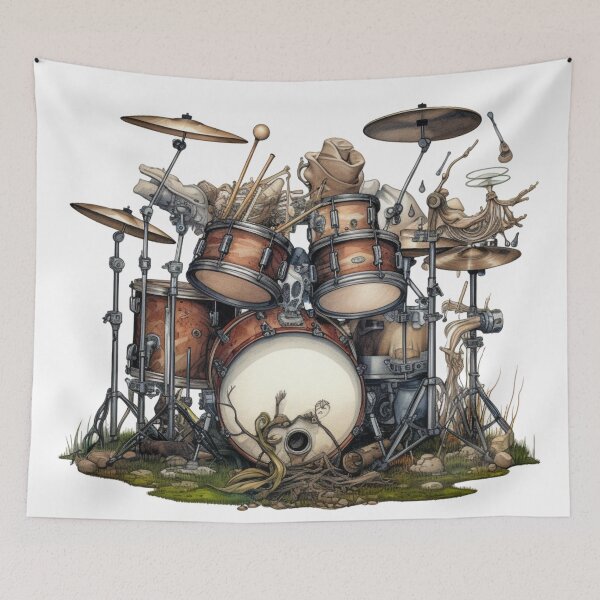 Item preview, Drum Kit Artwork designed and sold by xplorecolour.