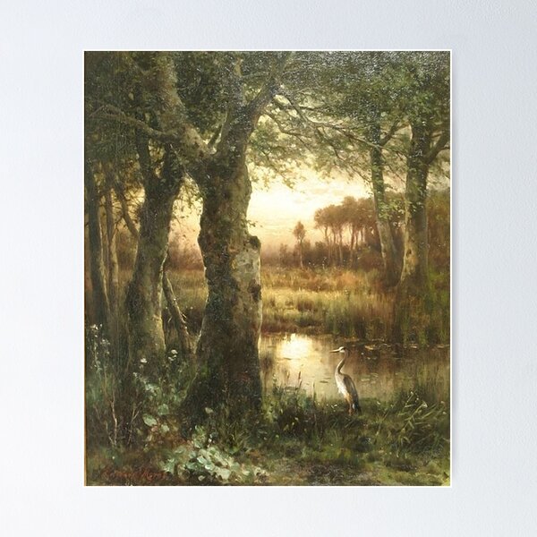 Item preview, Estuary at Twilight by Edward Moran designed and sold by tomorrowsart.