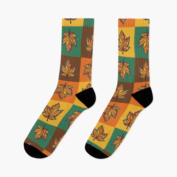 Item preview, Autumn Leaves Colorful Pattern | Brown, Orange, Yellow, Green designed and sold by FantasySoul.