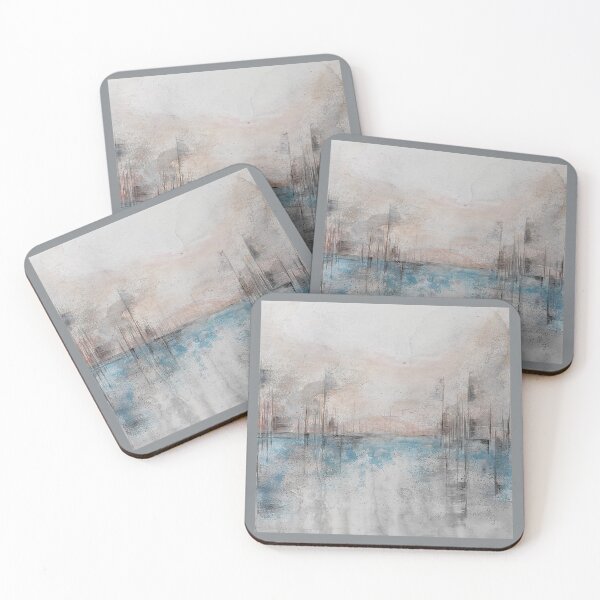 Item preview, Horizont Beige Abstract Ocean Colour scene  designed and sold by VenusCole.