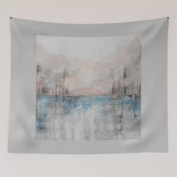 Item preview, Horizont Beige Abstract Ocean Colour scene  designed and sold by VenusCole.