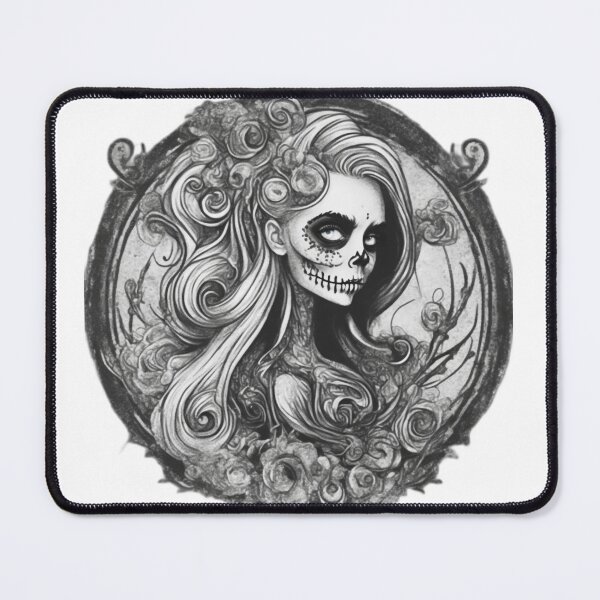 Item preview, Whimsical Mystique Skull Girl designed and sold by UnderTheFace.