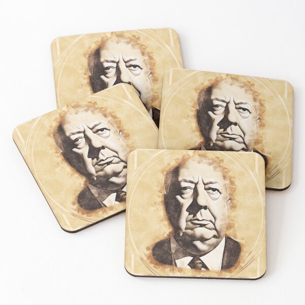 Item preview, Alfred Hitchcock portrait designed and sold by REALDesign-Shop.