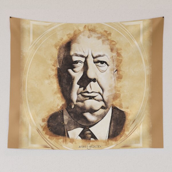 Item preview, Alfred Hitchcock portrait designed and sold by REALDesign-Shop.