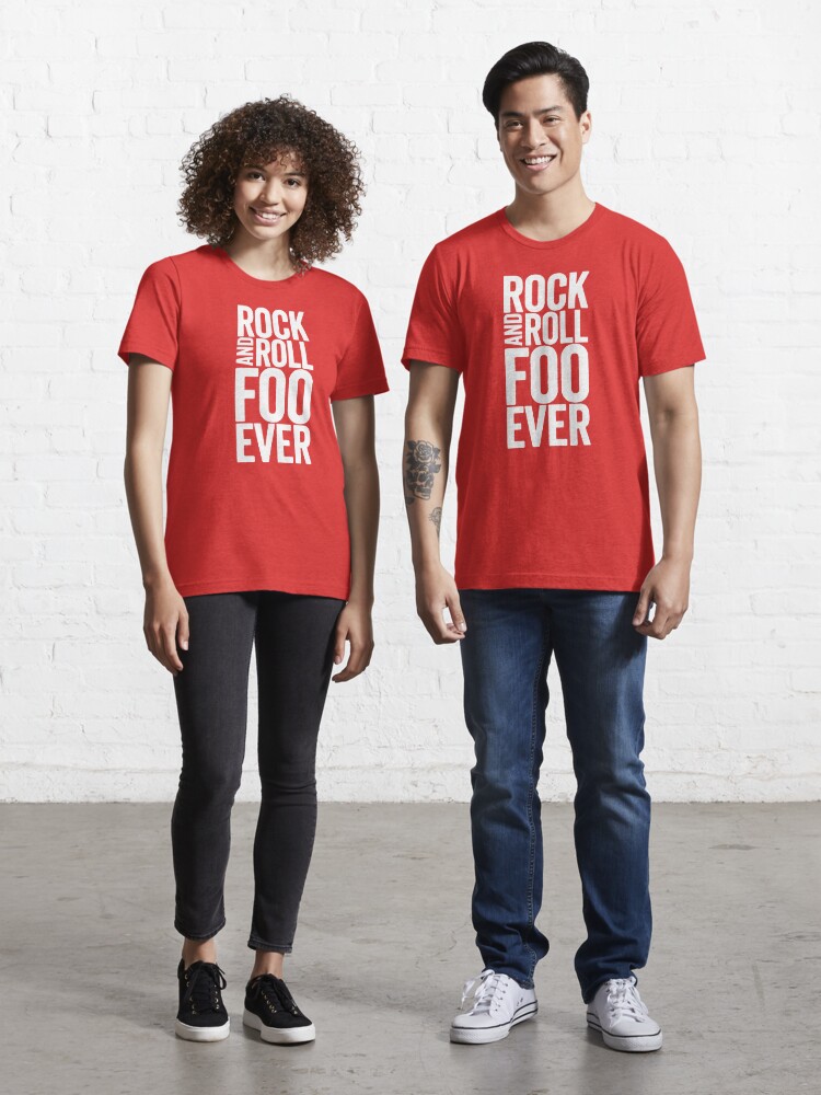 Rock And Roll Foo Ever: White Text Design for Foo Fans