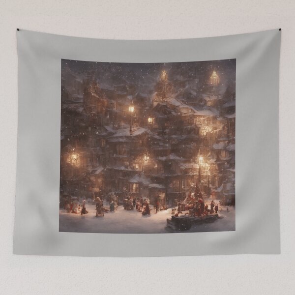 Item preview, Christmas Scene Game Concept Art  designed and sold by VenusCole.