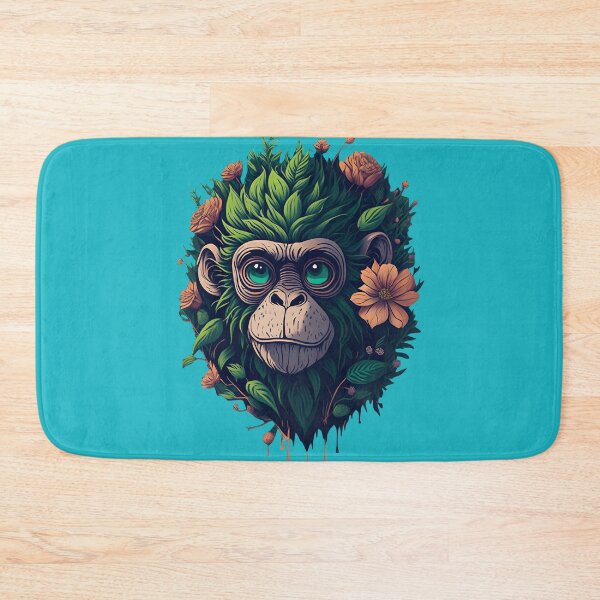 Item preview, Vintage monkey head, fantasy art designed and sold by DoPrint.