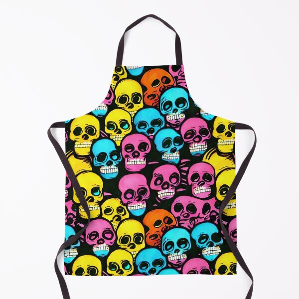 Item preview, Funny And Colorful Mutant Skulls - Seamless Pattern designed and sold by Chubuter.