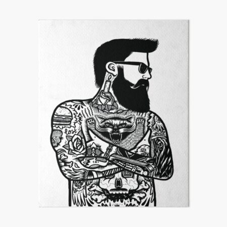 Badass Tattoo and Hipster Design Badass Tattoo and Hipster Design