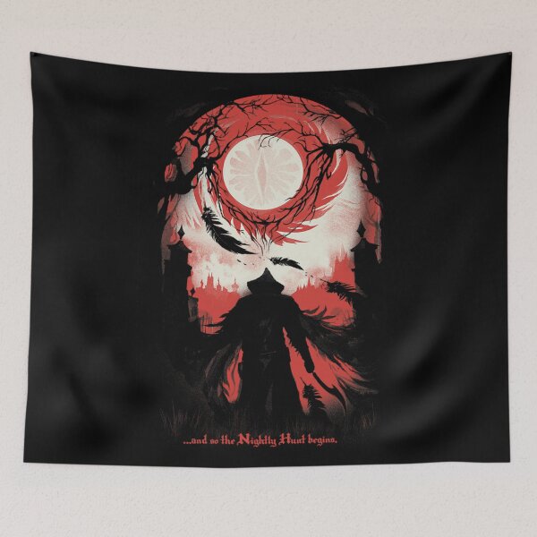 Item preview, And so the Nightly Hunt begins designed and sold by HoneyThymeEste.