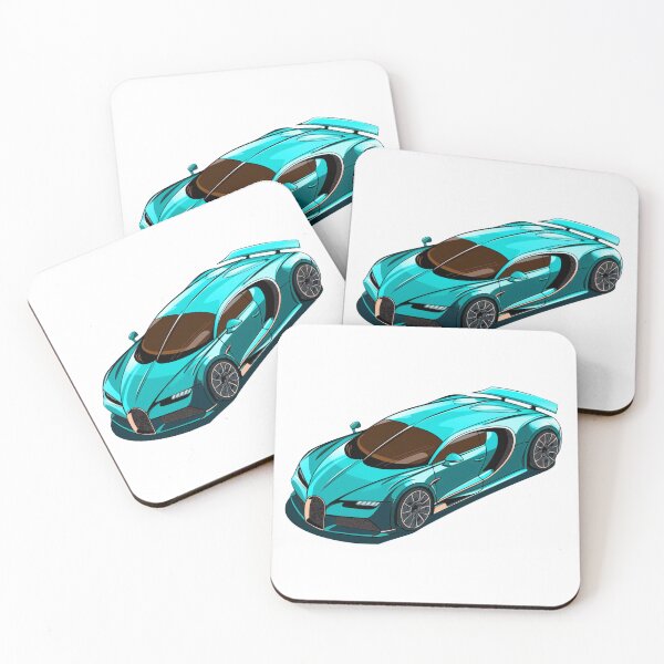 Item preview, turquoise fantasy sports car - Different logo size, position, color? Email me -  designed and sold by Picture-Art.