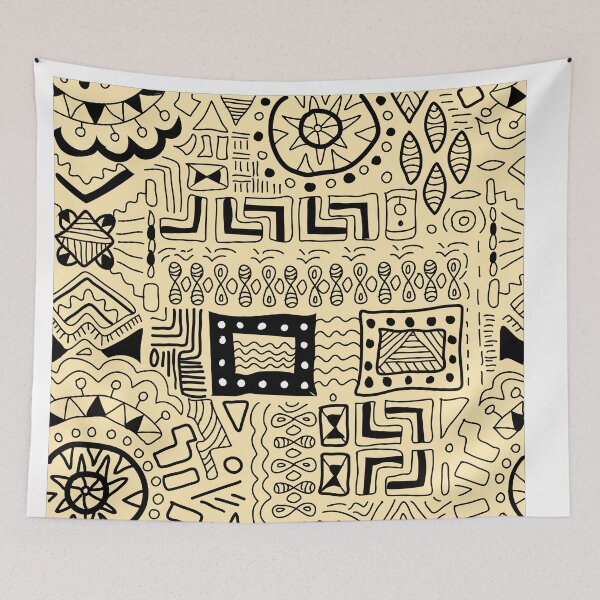 Item preview, (pattern aboriginal) Summer Patterns with Flamingos and Pineapples designed and sold by Adapatterns.