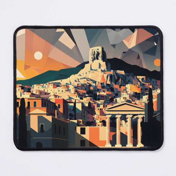 Item preview, Athens in cubism style 3 designed and sold by giggles-omg.